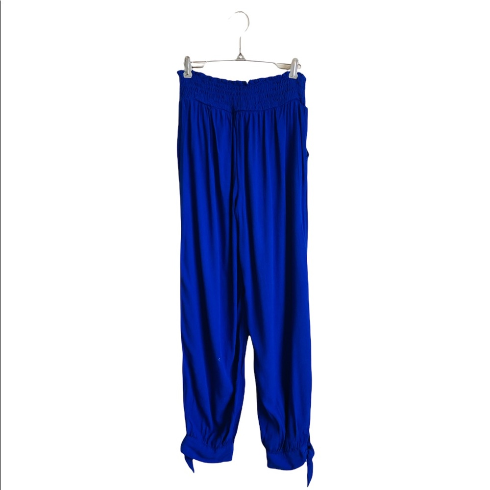 The Jetset Diaries dancing in the moonlight cobalt blue pants small - Picture 5 of 5